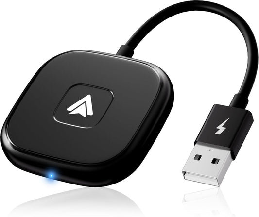Android Auto Wireless Adapter,Wireless Android Auto Car Adapter/Dongle,2024 Upgraded Version,Suitable for All Cars Factory Wired Android Auto,Plug and Play,Low Latency,Easy to Install